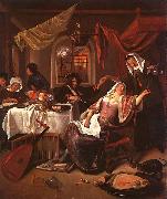 Jan Steen The Dissolute Household oil on canvas